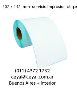 102 x 142  mm  servicio impresion etiquetas opp