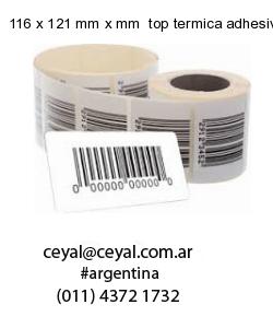 116 x 121 mm x mm  top termica adhesiva
