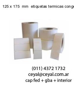 125 x 175  mm  etiquetas termicas congelado