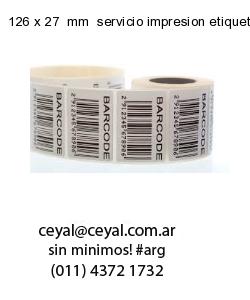 126 x 27  mm  servicio impresion etiquetas ilustracion