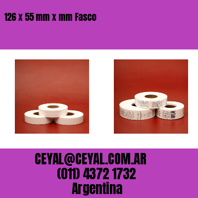 126 x 55 mm x mm Fasco
