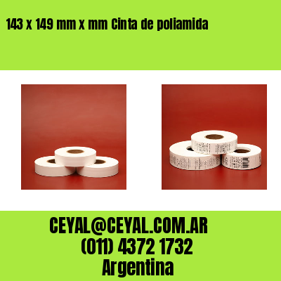 143 x 149 mm x mm Cinta de poliamida