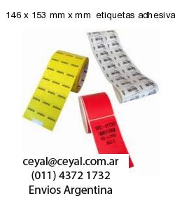 146 x 153 mm x mm  etiquetas adhesivas textiles