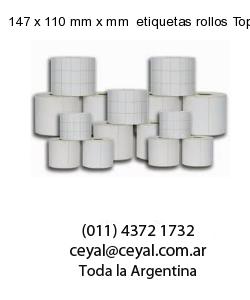 147 x 110 mm x mm  etiquetas rollos Top