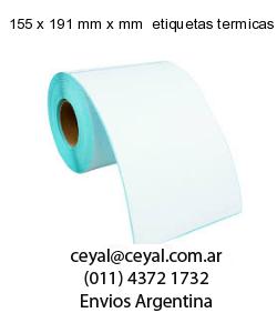 155 x 191 mm x mm  etiquetas termicas rollos
