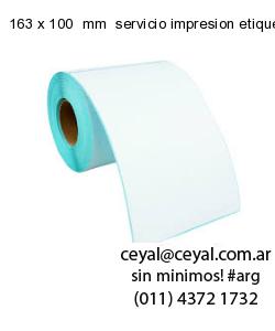 163 x 100  mm  servicio impresion etiquetas offset