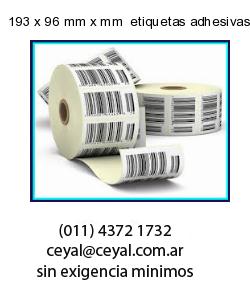 193 x 96 mm x mm  etiquetas adhesivas redondas