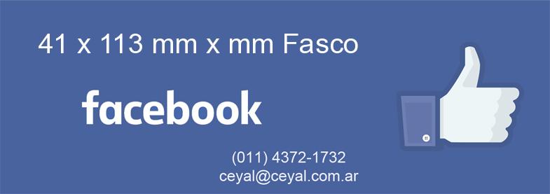 41 x 113 mm x mm Fasco
