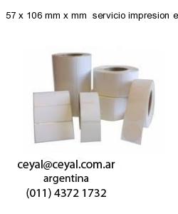 57 x 106 mm x mm  servicio impresion etiquetas opp