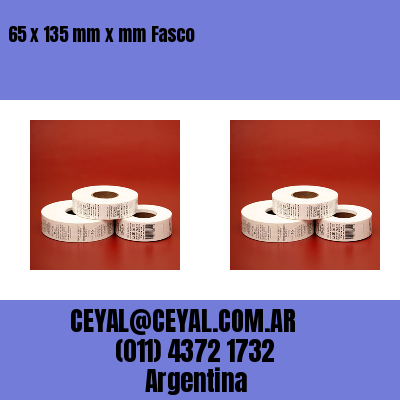 65 x 135 mm x mm Fasco