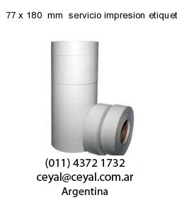 77 x 180  mm  servicio impresion etiquetas offset
