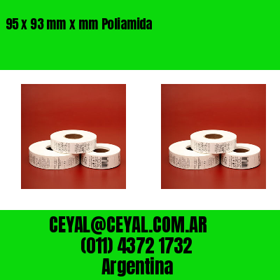 95 x 93 mm x mm Poliamida