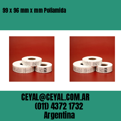 99 x 96 mm x mm Poliamida