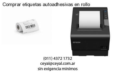 Comprar etiquetas autoadhesivas en rollo