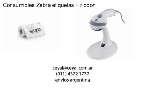 Consumibles Zebra etiquetas   ribbon