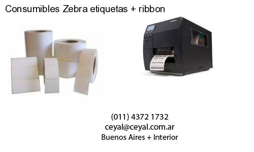 Consumibles Zebra etiquetas   ribbon