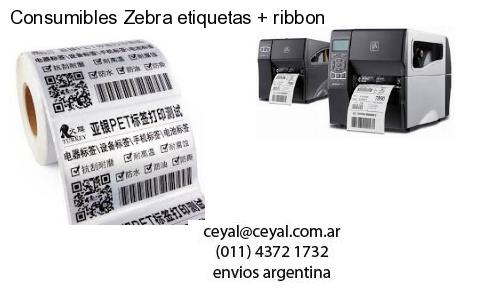 Consumibles Zebra etiquetas   ribbon