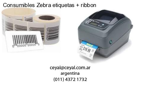 Consumibles Zebra etiquetas   ribbon