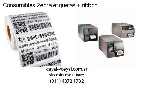 Consumibles Zebra etiquetas   ribbon