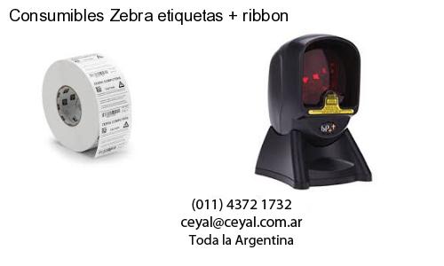 Consumibles Zebra etiquetas   ribbon