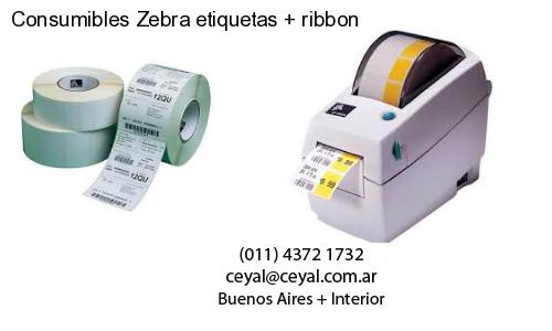 Consumibles Zebra etiquetas   ribbon