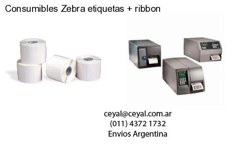 Consumibles Zebra etiquetas   ribbon