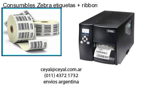 Consumibles Zebra etiquetas   ribbon