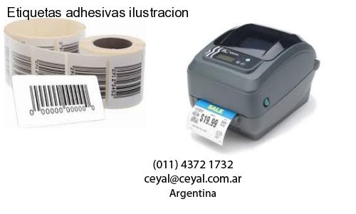 Etiquetas adhesivas ilustracion