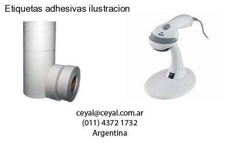 Etiquetas adhesivas ilustracion