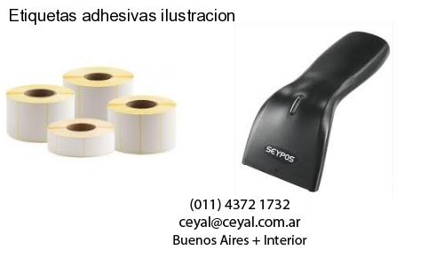 Etiquetas adhesivas ilustracion