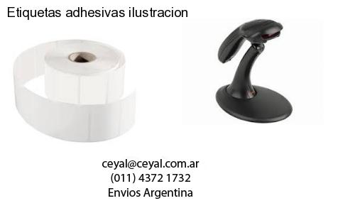 Etiquetas adhesivas ilustracion