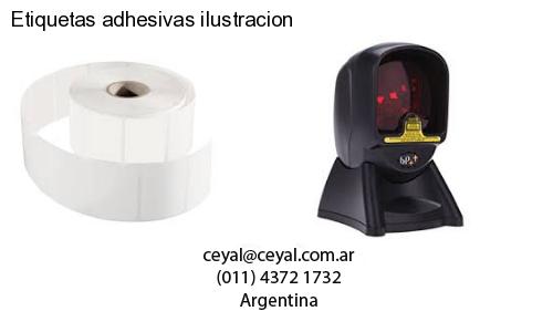 Etiquetas adhesivas ilustracion