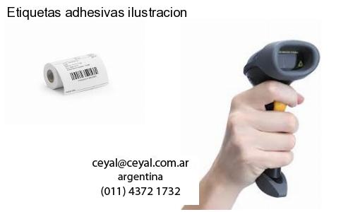 Etiquetas adhesivas ilustracion