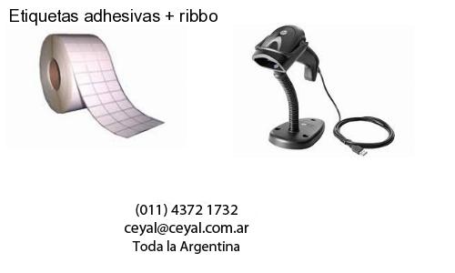 Etiquetas adhesivas   ribbo