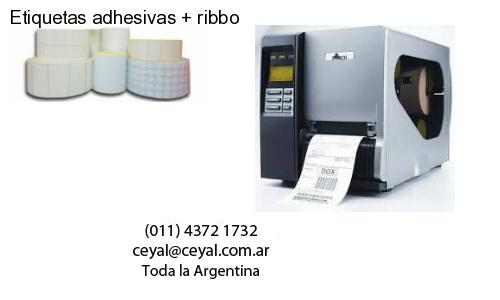Etiquetas adhesivas   ribbo