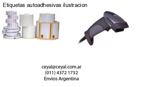 Etiquetas autoadhesivas ilustracion