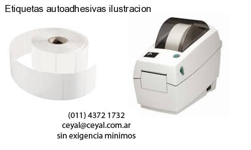 Etiquetas autoadhesivas ilustracion