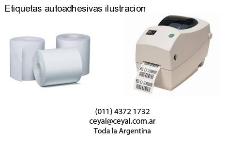 Etiquetas autoadhesivas ilustracion