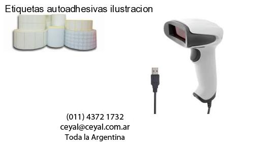 Etiquetas autoadhesivas ilustracion