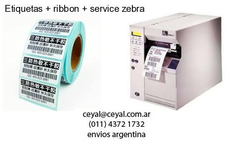 Etiquetas   ribbon   service zebra