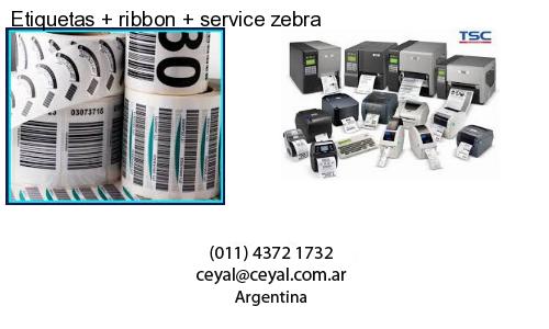 Etiquetas   ribbon   service zebra