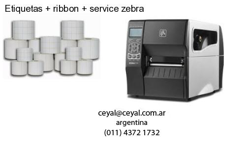 Etiquetas   ribbon   service zebra