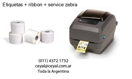 Etiquetas   ribbon   service zebra