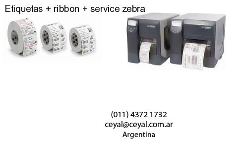 Etiquetas   ribbon   service zebra