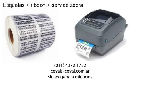 Etiquetas   ribbon   service zebra