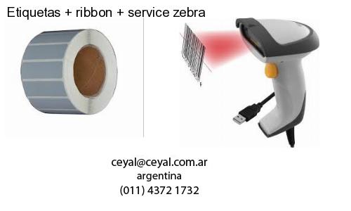 Etiquetas   ribbon   service zebra