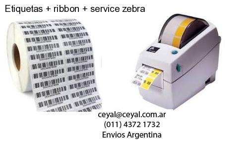 Etiquetas   ribbon   service zebra