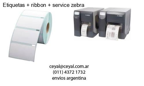 Etiquetas   ribbon   service zebra