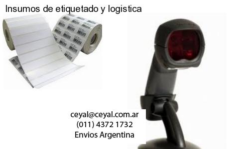 Insumos de etiquetado y logistica