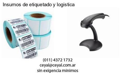 Insumos de etiquetado y logistica